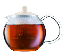 Bodum Assam Cream Teapot with French press system - 1L
