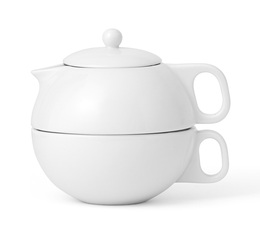 Viva Scandinavia �Jaimi' porcelain teapot for one - 30cl + free tea!