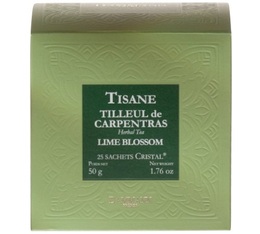 Lime blossom Carpentras herbal tea from the Orgeval Herbalist - 25 Cristal� sachets - Dammann Fr�res