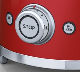smeg grille pain rouge 