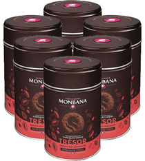 Monbana Trésor de Chocolat Hot Chocolate Powder - 6 x 250g