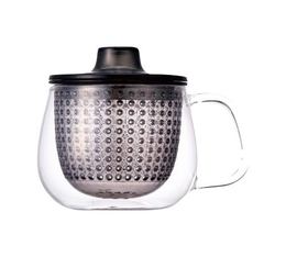 Mug Unimug + infuseur à thé gris - 35cl - KINTO