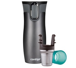 Mug isotherme Westloop Gunmetal 47 cl + infuseur à thé - CONTIGO