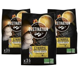 Destination organic Ethiopian Moka soft coffee pods x 108