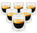 PYLANO set of 6 'Mila' double wall espresso glasses - 100ml