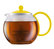 1L Assam tea press with yellow acrylic infuser, handle and lid. -  Bodum