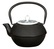 OGO Living 1.2L cast iron teapot with infuser & porcelain lid + Free tea