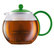 1L Assam tea press with green acrylic infuser, handle and lid. -  Bodum