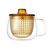 Mug Unimug + infuseur à thé jaune - 35cl - KINTO